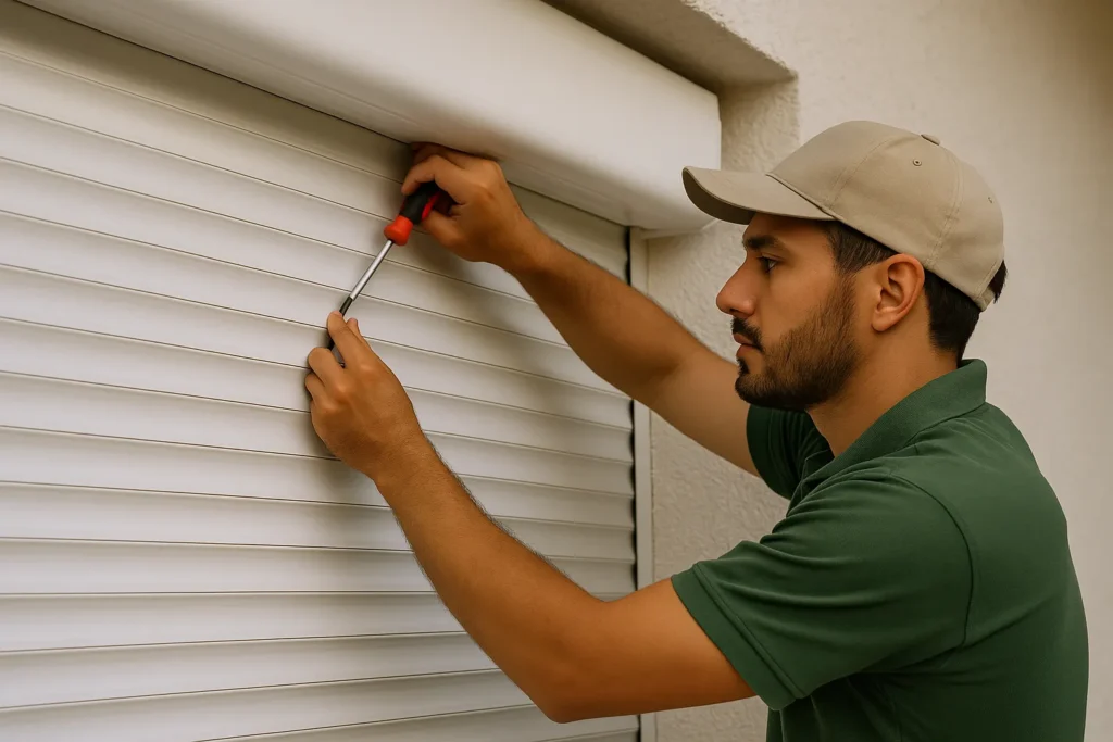volet roulant bloqué ou en panne
